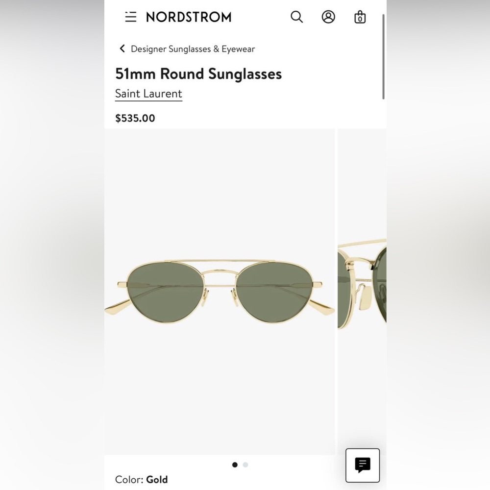 Yves Saint Laurent 51mm sunglasses